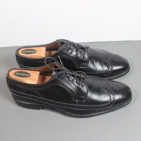 Allen Edmonds Black Leather Oxfords Men’s Size 9.5